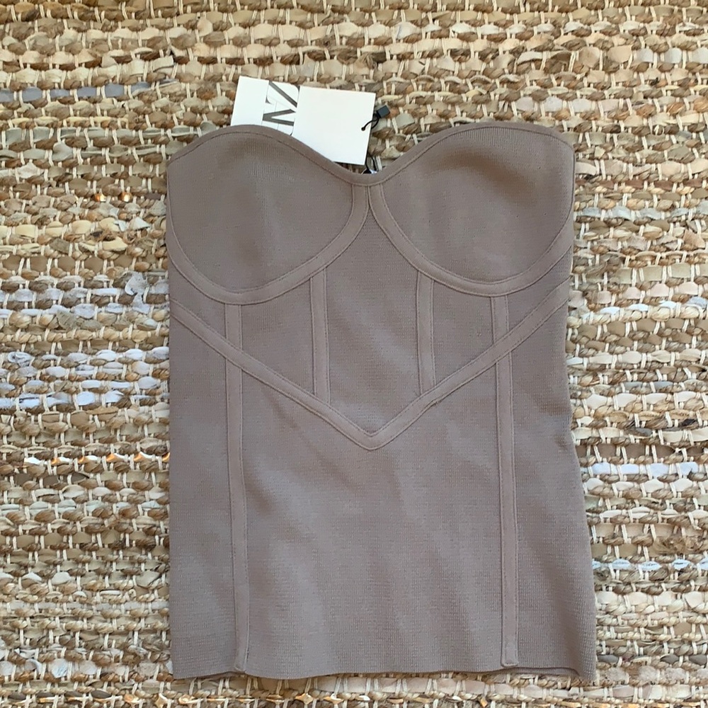 Zara Bustier Tube Top